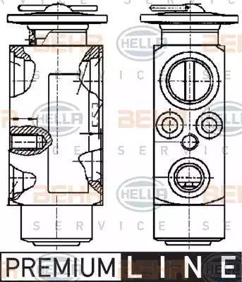 BEHR HELLA Service 8UW 351 239-011 - Расширительный клапан, кондиционер abcparts.ee