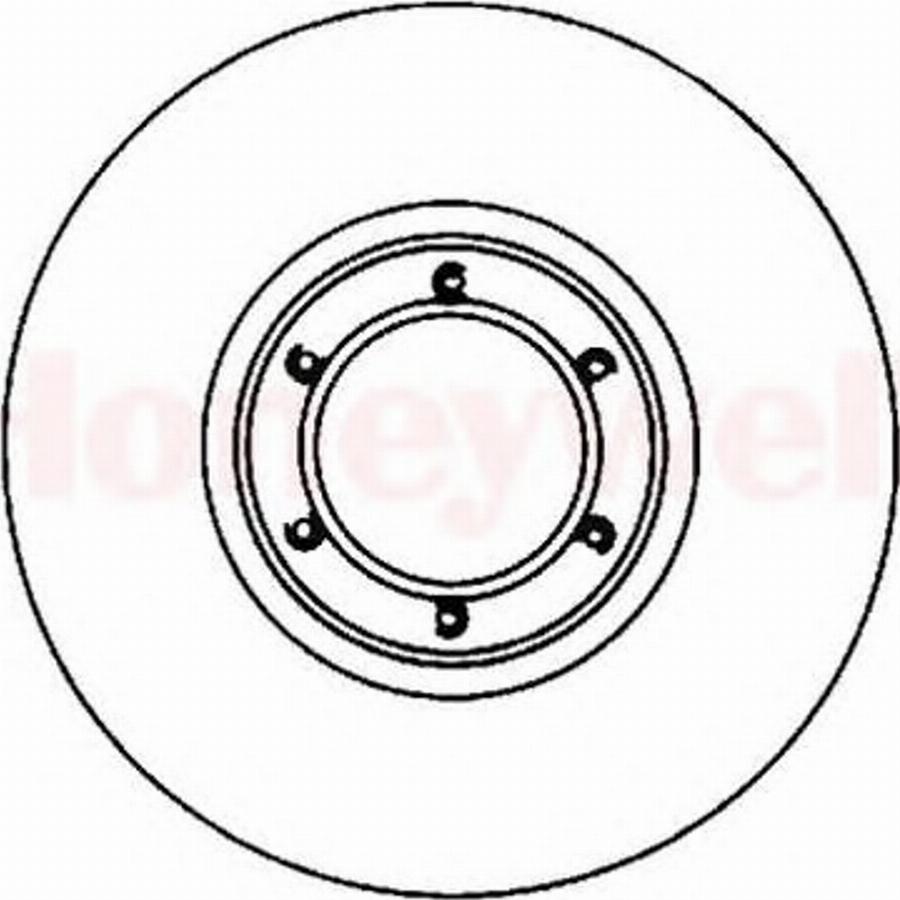 BENDIX 561643B - Тормозной диск abcparts.ee