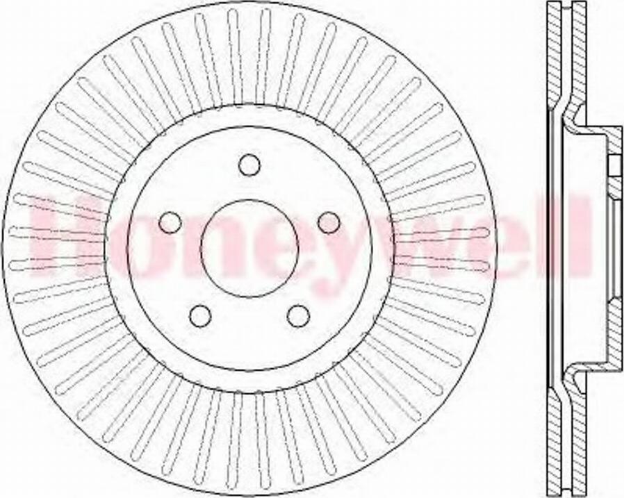BENDIX 562434B - Тормозной диск abcparts.ee