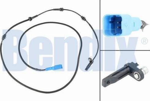 BENDIX 058557B - ABS датчик, частота вращения колеса abcparts.ee