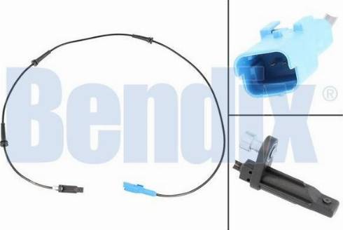 BENDIX 058563B - ABS датчик, частота вращения колеса abcparts.ee