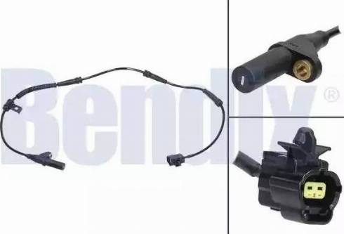 BENDIX 058631B - ABS датчик, частота вращения колеса abcparts.ee