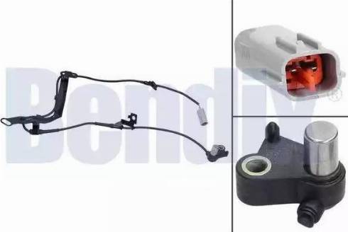 BENDIX 058099B - ABS датчик, частота вращения колеса abcparts.ee
