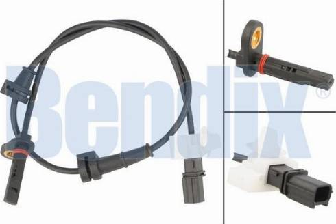 BENDIX 058829B - ABS датчик, частота вращения колеса abcparts.ee