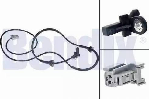 BENDIX 058229B - ABS датчик, частота вращения колеса abcparts.ee
