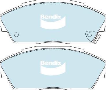 BENDIX DB1133 GCT - Тормозные колодки, дисковые, комплект abcparts.ee