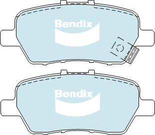 BENDIX DB1847 UP - Тормозные колодки, дисковые, комплект abcparts.ee