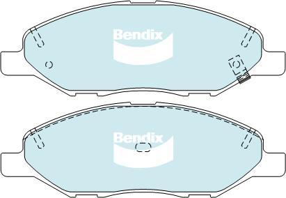 BENDIX DB1819 GCT - Piduriklotsi komplekt,ketaspidur abcparts.ee