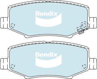 BENDIX DB2003 GCT - Тормозные колодки, дисковые, комплект abcparts.ee