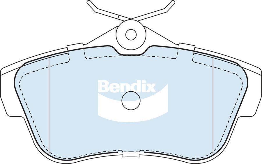 BENDIX DB2327 MKT - Тормозные колодки, дисковые, комплект abcparts.ee