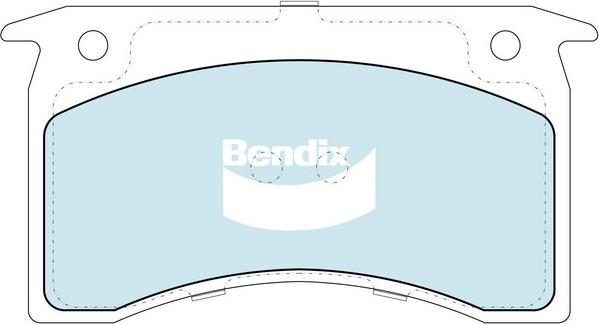 Bendix-AU DB1029 GCT - Тормозные колодки, дисковые, комплект abcparts.ee