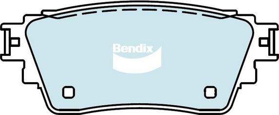 Bendix-AU DB2486 4WD - Тормозные колодки, дисковые, комплект abcparts.ee