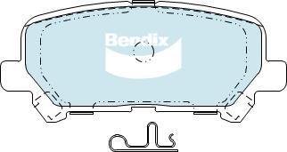 Bendix-AU DB2368 -4WD - Тормозные колодки, дисковые, комплект abcparts.ee