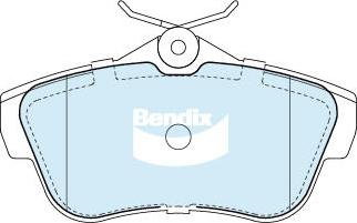 Bendix-AU DB2327 HD - Тормозные колодки, дисковые, комплект abcparts.ee