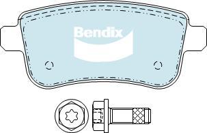 Bendix-AU DB2277 EURO+ - Тормозные колодки, дисковые, комплект abcparts.ee