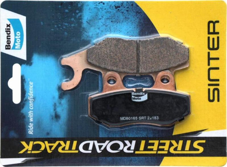 Bendix-AU MDB0165 SRT - Тормозные колодки, дисковые, комплект abcparts.ee