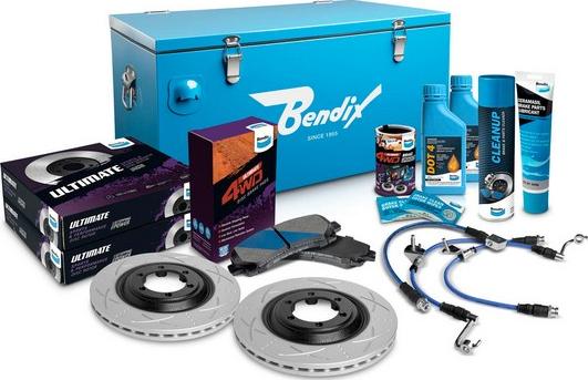 Bendix-AU U4WD-BUK29+2 - Комплект экономичных тормозов abcparts.ee