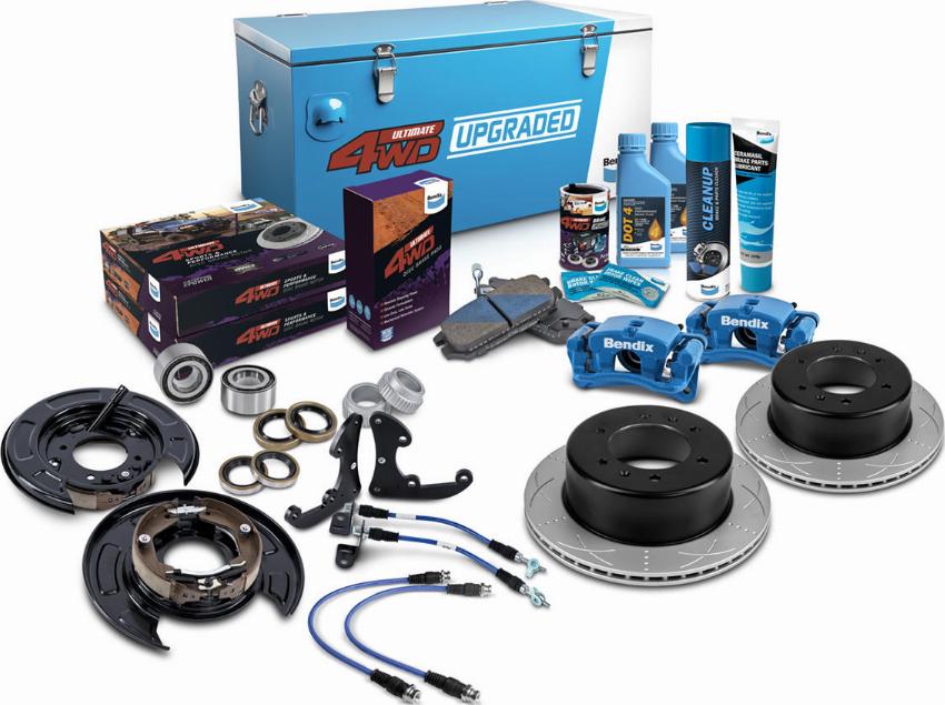 Bendix-AU U4WD-D2D302R+2 - Комплект экономичных тормозов abcparts.ee