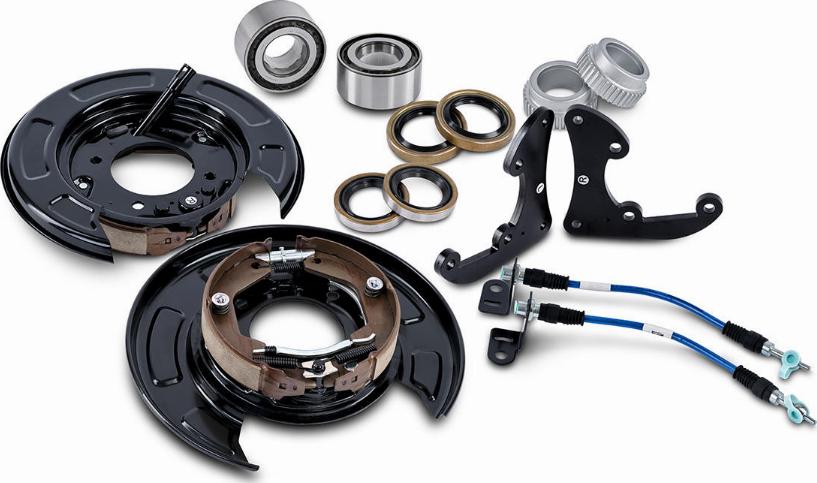 Bendix-AU U4WD-D2D302R - Комплект экономичных тормозов abcparts.ee