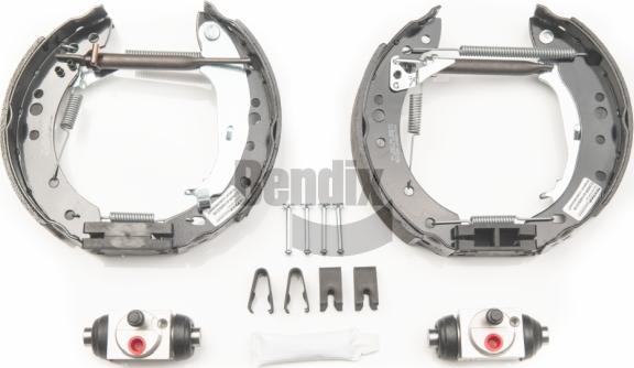 BENDIX Braking BXK1225 - Комплект тормозных колодок, барабанные abcparts.ee