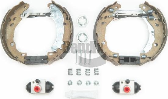 BENDIX Braking BXK2167 - Комплект тормозных колодок, барабанные abcparts.ee