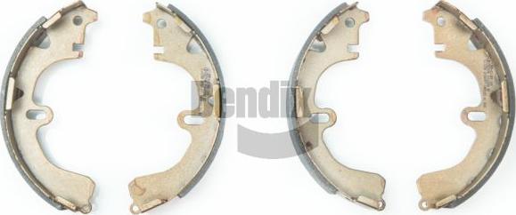 BENDIX Braking BXS1046 - Комплект тормозных колодок, барабанные abcparts.ee