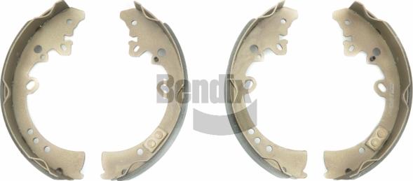 BENDIX Braking BXS1206 - Комплект тормозных колодок, барабанные abcparts.ee