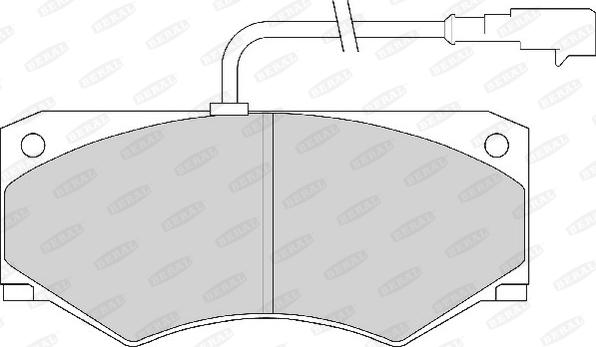 Beral 2913818004134753 - Тормозные колодки, дисковые, комплект abcparts.ee