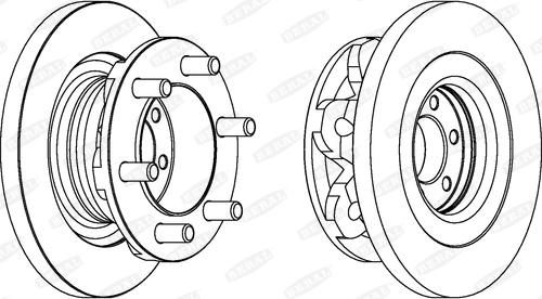 Beral BCR313A - Тормозной диск abcparts.ee