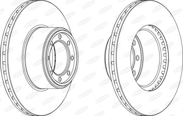 Beral BCR320A - Тормозной диск abcparts.ee