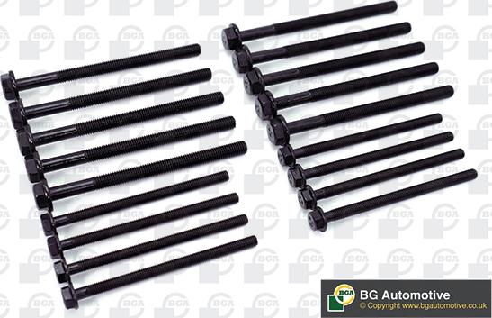 BGA BK9602 - Комплект болтов головки цилиндра abcparts.ee