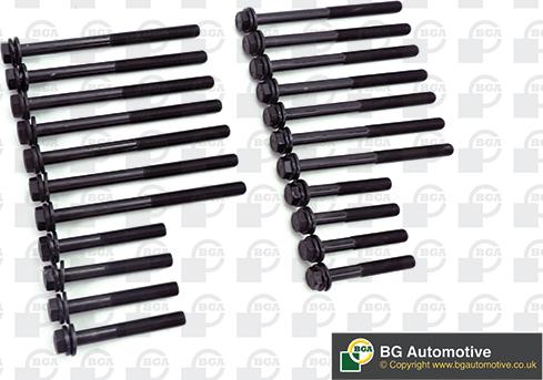 BGA BK4307 - Комплект болтов головки цилиндра abcparts.ee