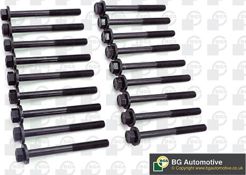 BGA BK4385 - Комплект болтов головки цилиндра abcparts.ee
