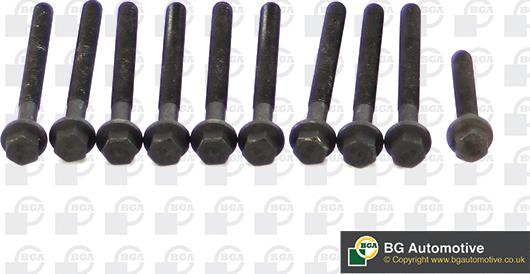 BGA BK5392 - Комплект болтов головки цилиндра abcparts.ee
