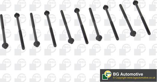 BGA BK6364 - Комплект болтов головки цилиндра abcparts.ee