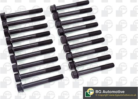 BGA BK6313 - Комплект болтов головки цилиндра abcparts.ee