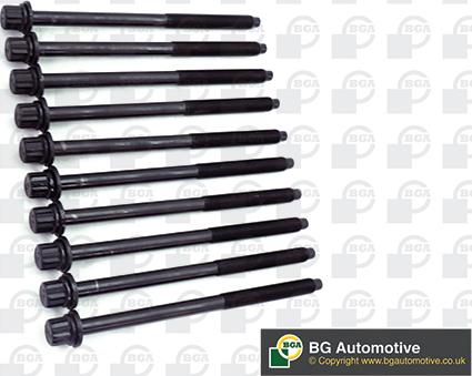 BGA BK2354 - Комплект болтов головки цилиндра abcparts.ee