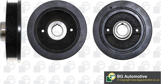 BGA DP0860 - Шкив коленчатого вала abcparts.ee