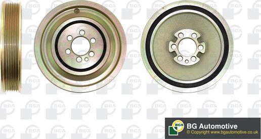BGA DP1154 - Шкив коленчатого вала abcparts.ee