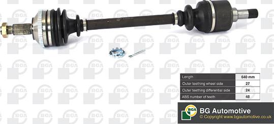 BGA DS6713L - Приводной вал abcparts.ee