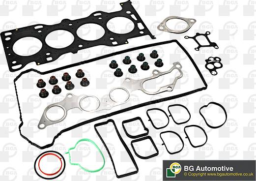 BGA HK0787 - Комплект прокладок, головка цилиндра abcparts.ee