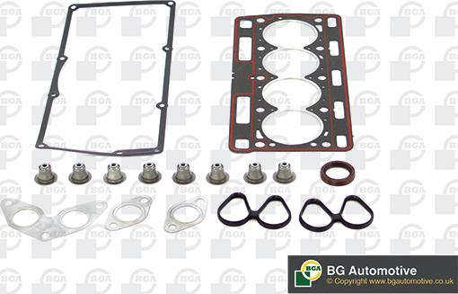 BGA HK2579 - Комплект прокладок, головка цилиндра abcparts.ee