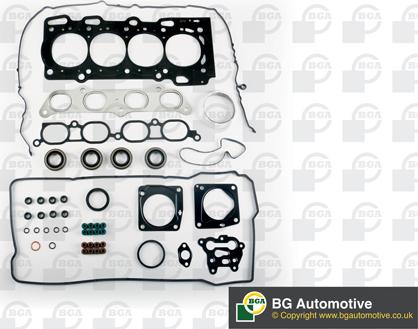 BGA HK7551 - Комплект прокладок, головка цилиндра abcparts.ee