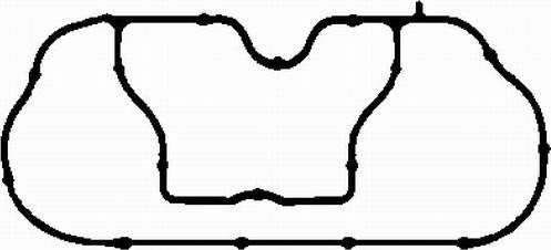 BGA MG9573 - Прокладка, впускной коллектор abcparts.ee
