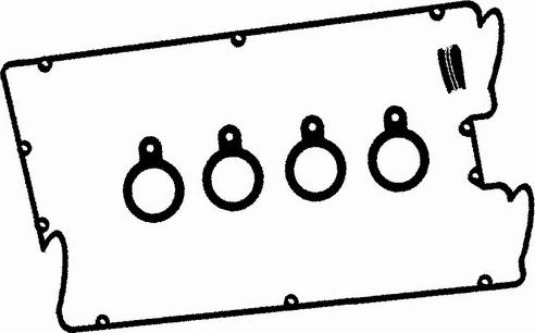 BGA RK5375 - Комплект прокладок, крышка головки цилиндра abcparts.ee