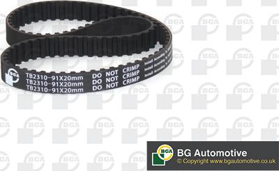 BGA TB2310 - Зубчатый ремень ГРМ abcparts.ee