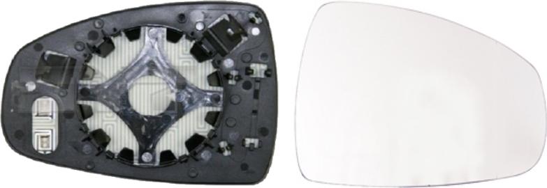 BINDER 1301,731,1 - Зеркальное стекло, наружное зеркало abcparts.ee