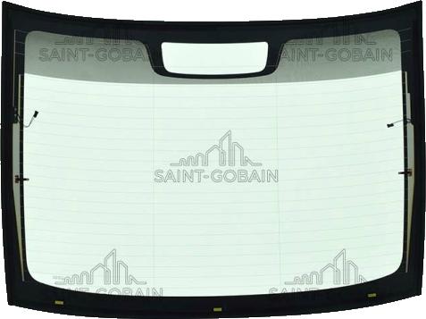 BINDER A04VOL8841G-2A - Заднее стекло abcparts.ee