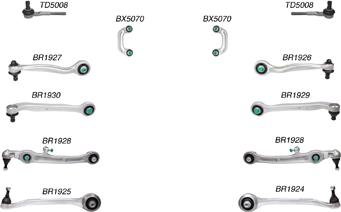 Birth BRAUDI/7 - Ремкомплект, подвеска колеса abcparts.ee