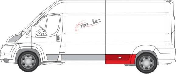 BLIC 6504-03-2097583P - Подкрылок, внутренняя часть крыла abcparts.ee